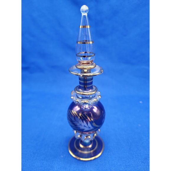Blown Glass Perfume Bottle - Picture 2 of 5